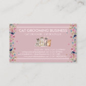 Carte De Visite Garde de chat Maison Cozy Stay (Dos)
