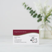 Carte De Visite Garde de chienchien (Debout devant)