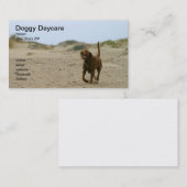 Carte De Visite Garde de chienchien (Devant / Derrière)