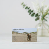 Carte De Visite Garde de chienchien (Debout devant)