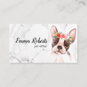 Carte De Visite Garde de chiens Promeneur de chiens boutique pour