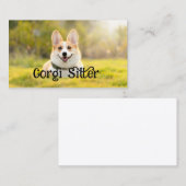 Carte De Visite garde de corgi (Devant / Derrière)