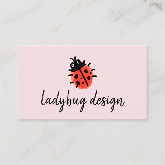 Carte De Visite Garde de jour de Ladybug (Devant)