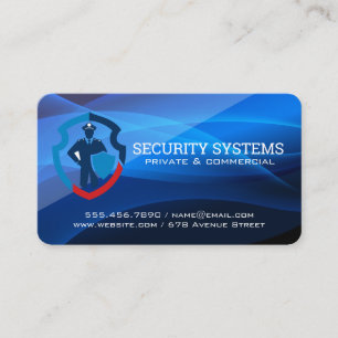 Carte De Visite Garde de sécurité Systèmes techniques