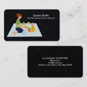 Carte De Visite Garde d'enfants Babysitter (Devant / Derrière)