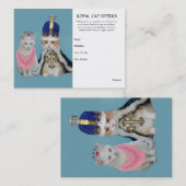 Carte De Visite Garde d'enfants de chat (Devant / Derrière)