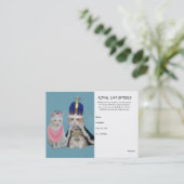 Carte De Visite Garde d'enfants de chat (Debout devant)