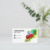 Carte De Visite Garde d'enfants Gardergarten Babysitter (Debout devant)