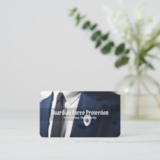 Carte De Visite Garde du corps (Debout devant)