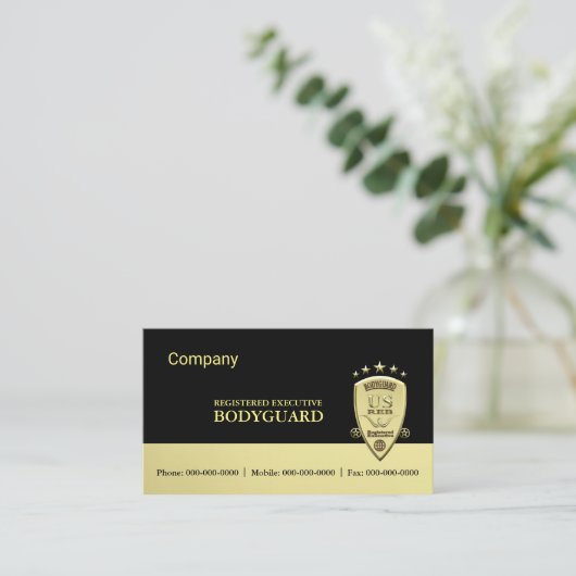Carte De Visite Garde du corps (Debout devant)