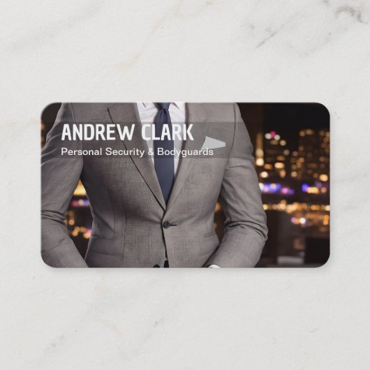 Carte De Visite Garde du corps (Devant)
