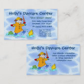 Carte De Visite Garde ou Childcare (Devant / Derrière)