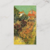 Carte De Visite Garden Behind a House par Vincent van Gogh (Dos)