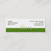 Carte de visite Garden_jardín 76x25mm (Devant)