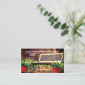 Carte De Visite Garden Nursery Business (Debout devant)