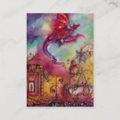 CARTE DE VISITE GARDEN OF THE LOST SHADOWS / FLYING RED DRAGON (Dos)