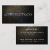 Carte De Visite Gardener business card (Devant / Derrière)