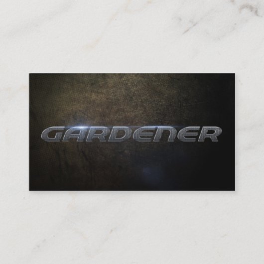 Carte De Visite Gardener business card (Devant)