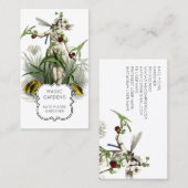 Carte De Visite Gardener Enchanted Fairy Pond (Devant / Derrière)