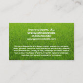 Carte De Visite Gardener Pruning Plantes | Paysage (Dos)