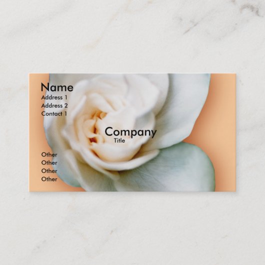 Carte De Visite Gardénia (Devant)