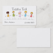 Carte De Visite Garderie (Devant / Derrière)