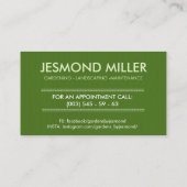 Carte De Visite Garderie (Dos)