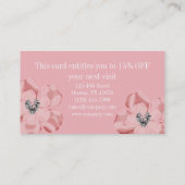 Carte De Visite garderie art danse enseignant garderie (Dos)