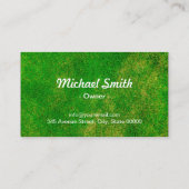 Carte De Visite Garderie de pelouse Green Field Herbe Blue Sky (Dos)