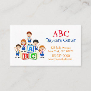 Carte De Visite Garderie garderie Babysitter
