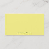 Carte De Visite garderie, garderie, enseignant ou garde d'enfants  (Dos)