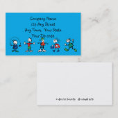 Carte De Visite garderie, garderie, enseignant ou garde d'enfants (Devant / Derrière)