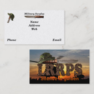 Carte De Visite Gardes forestières de marines de l'Armée de l'Air