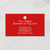 Carte De Visite Gardez le calme et creusez sur des amants de (Dos)