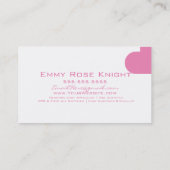 Carte De Visite Gardez le calme et engagez une bonne d'enfants (Dos)