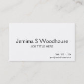 Carte De Visite Gardez le calme et nagez sur (dans toute couleur) (Dos)