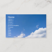 CARTE DE VISITE GARDEZ LE CALME ET VOYAGEZ DESSUS (Dos)