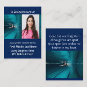 Carte De Visite Gardien commémoratif Garde de natation Garde de vi (Devant / Derrière)