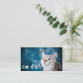 Carte De Visite gardien de chats (Debout devant)