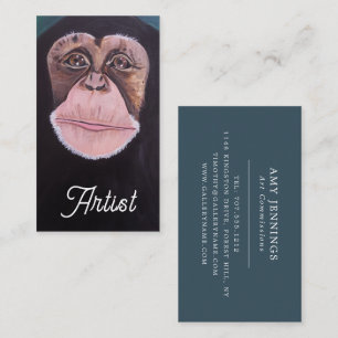 Carte De Visite Gardien de la forêt Peinture d'Alfred Fox