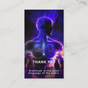 Carte De Visite Gardien de Lumière   Figure d'Énergie