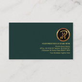 Carte De Visite Gardien de sécurité de la ligne Gold d'Emerald Gre (Dos)