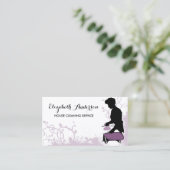 Carte De Visite Gardien Vintage de la silhouette (Debout devant)