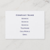 CARTE DE VISITE GARE (Dos)