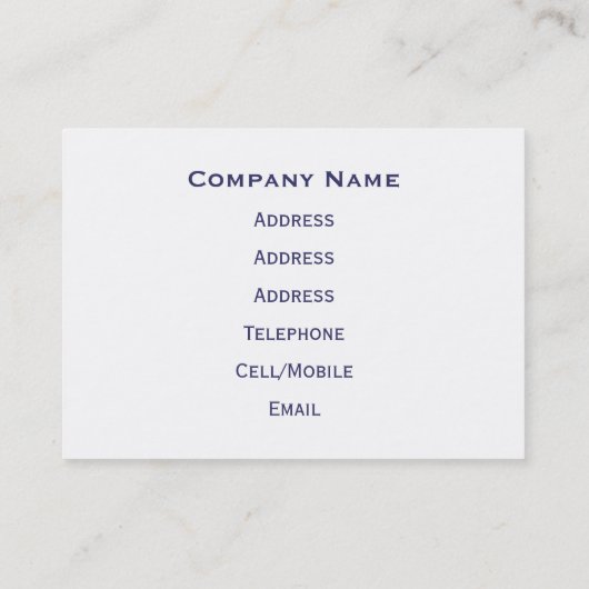 CARTE DE VISITE GARE (Dos)