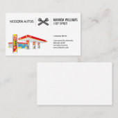 Carte De Visite Gare | Boutique pratique | Dépouille (Devant / Derrière)