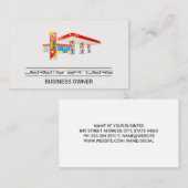 Carte De Visite Gare | Propriétaire du magasin (Devant / Derrière)