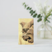 CARTE DE VISITE GARGOYLE (Debout devant)