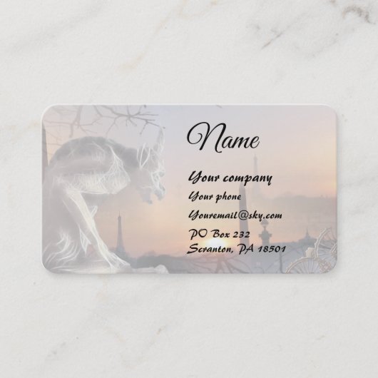 Carte De Visite Gargoyle (Devant)