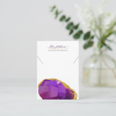 Carte De Visite Garnet de cristal Rhodolite de quartz H2 PixDezine (Debout devant)